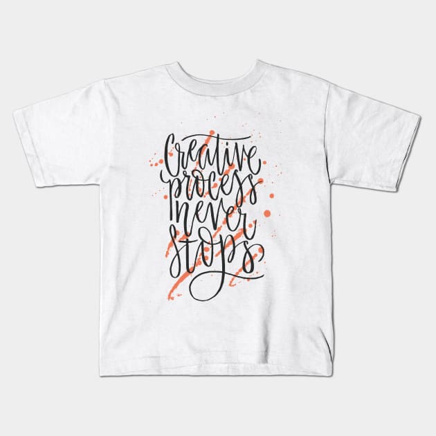 Creative Process Kids T-Shirt by Favete